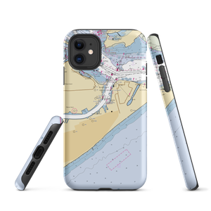 Galveston Party Boats at Pier 19 Fuels (Friendswood, TX) NOAA Chart  Tough iPhone Case