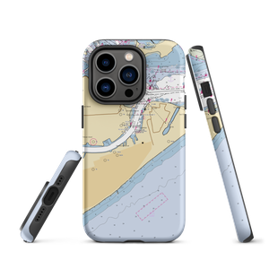 Galveston Party Boats at Pier 19 Fuels (Friendswood, TX) NOAA Chart  Tough iPhone Case