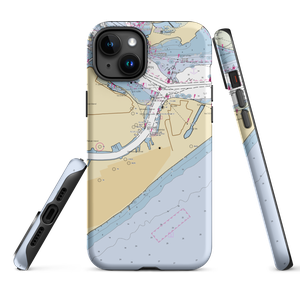 Galveston Party Boats at Pier 19 Fuels (Friendswood, TX) NOAA Chart  Tough iPhone Case