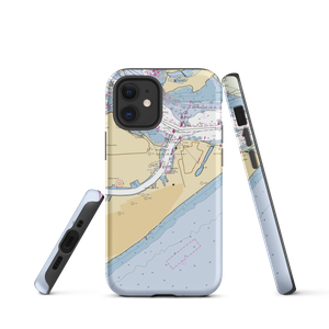 Galveston Party Boats at Pier 19 Fuels (Friendswood, TX) NOAA Chart  Tough iPhone Case