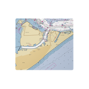 Galveston Party Boats at Pier 19 Fuels (Friendswood, TX) NOAA Chart  Gaming Mouse Pad