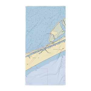 Stingaree Restaurant & Marina (Port Bolivar, TX) NOAA Chart Towel