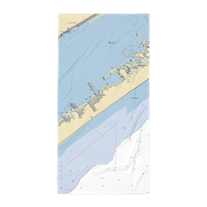 West Bay Marina Inc. (Galveston, TX) NOAA Chart Towel