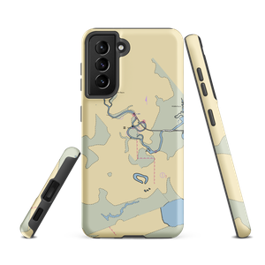 Bastrop Marina (Freeport, TX) NOAA Chart Samsung Phone Case