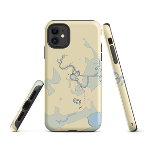 Bastrop Marina (Freeport, TX) NOAA Chart  Tough iPhone Case