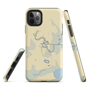 Bastrop Marina (Freeport, TX) NOAA Chart  Tough iPhone Case