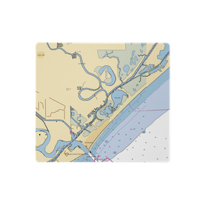 Bridge Harbor Yacht Club (Clute, TX) NOAA Chart  Gaming Mouse Pad