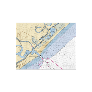 Gulf Coast Marina (Clute, TX) NOAA Chart Jigsaw Puzzle