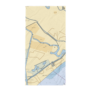 Freeport Marina (Clute, TX) NOAA Chart Towel