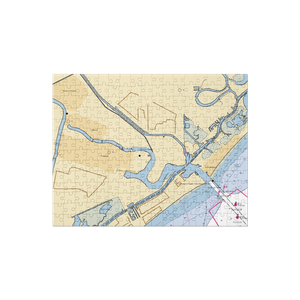 Freeport Launch Services (Clute, TX) NOAA Chart Jigsaw Puzzle