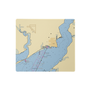 South Bay Marina (Midfield, TX) NOAA Chart  Gaming Mouse Pad