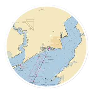 South Bay Marina (Midfield, TX) NOAA Chart Sticker