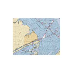 The Inn at Clarks (Port O Connor, TX) NOAA Chart Jigsaw Puzzle