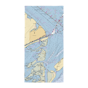 St Christopher's Marina (Port O Connor, TX) NOAA Chart Towel