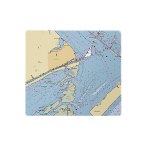 St Christopher's Marina (Port O Connor, TX) NOAA Chart  Gaming Mouse Pad