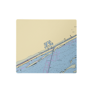 Sanctuary Marina (Port O Connor, TX) NOAA Chart  Gaming Mouse Pad