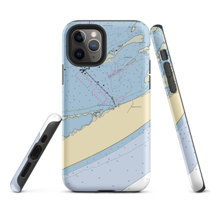 Matagorda Island State Park (Port O Connor, TX) NOAA Chart  Tough iPhone Case