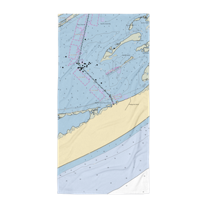 Matagorda Island State Park (Port O Connor, TX) NOAA Chart Towel