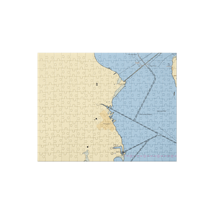 Nautical Landings Marina (Port Lavaca, TX) NOAA Chart Jigsaw Puzzle