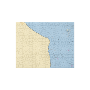 Hopper's Landing (Tivoli, TX) NOAA Chart Jigsaw Puzzle