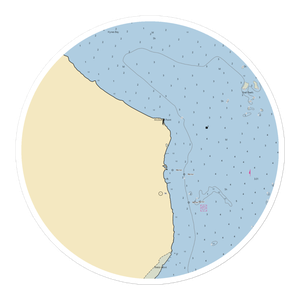 Hopper's Landing (Tivoli, TX) NOAA Chart Sticker