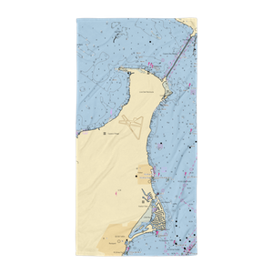 Alice Faye's On The Bay (Fulton, TX) NOAA Chart Towel