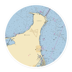 Alice Faye's On The Bay (Fulton, TX) NOAA Chart Sticker