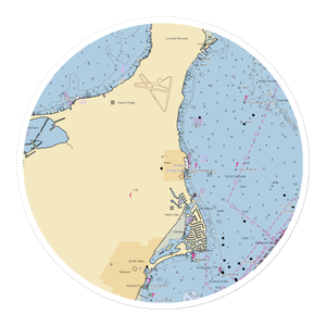 Fulton Harbor (Fulton, TX) NOAA Chart Sticker