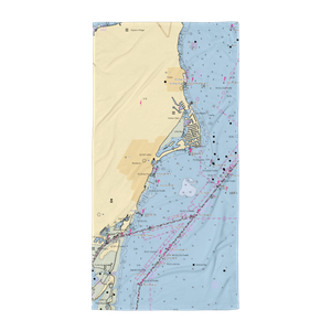 Rockport Yacht Club (Fulton, TX) NOAA Chart Towel