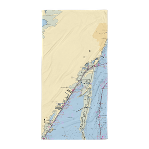 Cove Harbor Marina & Drystack (Rockport, TX) NOAA Chart Towel