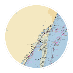 Cove Harbor Marina & Drystack (Rockport, TX) NOAA Chart Sticker