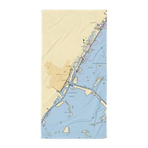 Redfish Bay Boat House (Aransas Pass, TX) NOAA Chart Towel