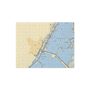 Mile 533 Marine Ways (Aransas Pass, TX) NOAA Chart Jigsaw Puzzle