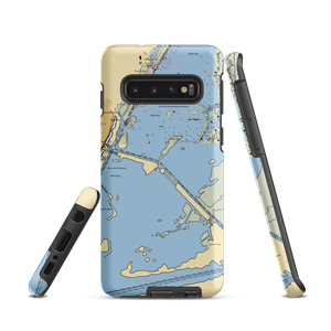 Fin and Feather Bait (Aransas Pass, TX) NOAA Chart Samsung Phone Case