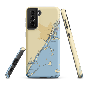 San Patricio County Navigation District Marina (Aransas Pass, TX) NOAA Chart Samsung Phone Case