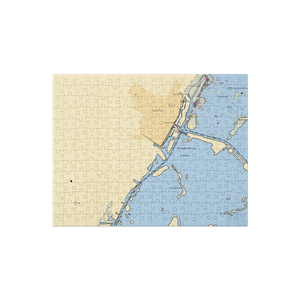 San Patricio County Navigation District Marina (Aransas Pass, TX) NOAA Chart Jigsaw Puzzle