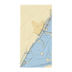 San Patricio County Navigation District Marina (Aransas Pass, TX) NOAA Chart Towel