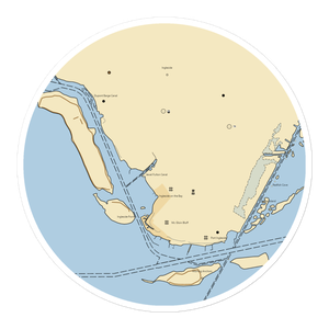 North Shore Boat Works (Ingleside, TX) NOAA Chart Sticker