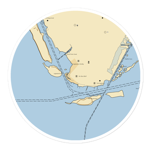 Bahia Marina (Ingleside, TX) NOAA Chart Sticker