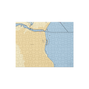 Harrison's Landing (Corpus Christi, TX) NOAA Chart Jigsaw Puzzle