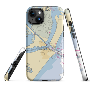 Port Aransas City Harbor (Port Aransas, TX) NOAA Chart  Tough iPhone Case