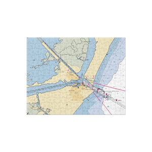 Port Aransas City Harbor (Port Aransas, TX) NOAA Chart Jigsaw Puzzle