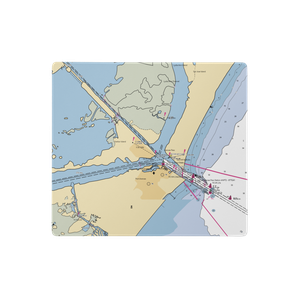 Port Aransas City Harbor (Port Aransas, TX) NOAA Chart  Gaming Mouse Pad