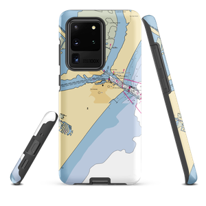 Dolphin Docks (Port Aransas, TX) NOAA Chart Samsung Phone Case