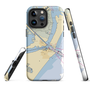 Virginia's on the Bay (Port Aransas, TX) NOAA Chart  Tough iPhone Case