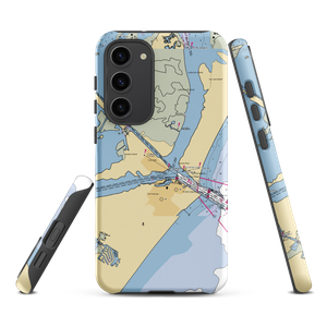 Fisherman's Wharf (Port Aransas, TX) NOAA Chart Samsung Phone Case