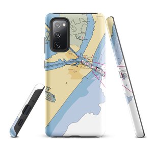 Trout Street Bar & Grill (Port Aransas, TX) NOAA Chart Samsung Phone Case