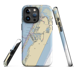 Padre Island Yacht Club (Corpus Christi, TX) NOAA Chart  Tough iPhone Case