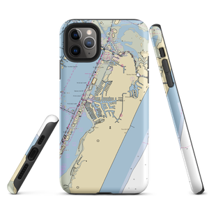 Padre Island Yacht Club (Corpus Christi, TX) NOAA Chart  Tough iPhone Case