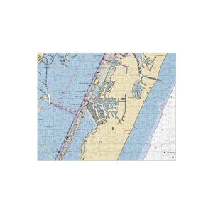 Padre Island Yacht Club (Corpus Christi, TX) NOAA Chart Jigsaw Puzzle